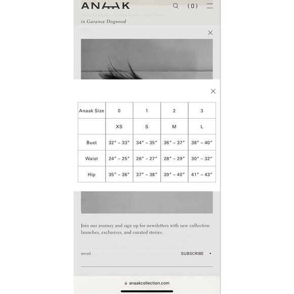 NWT Anaak Block Print Floral Blue and Cream Oversized Smocked Tiered Midi Dress - Picture 9 of 9